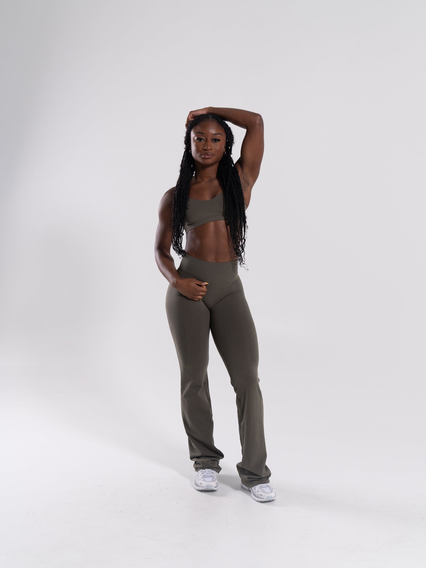 Pump Mid Rise Flared Pant
