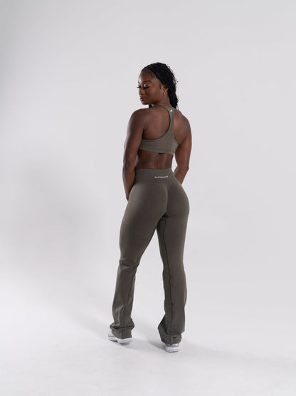 Pump Mid Rise Flared Pant