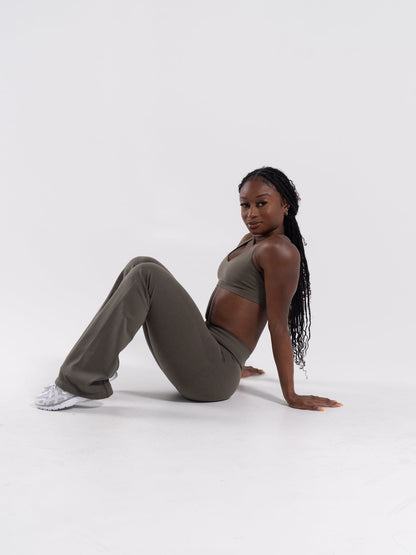 Pump Mid Rise Flared Pant